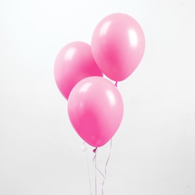 Шар латексный 12", пастель, набор 25 шт., цвет светло-розовый