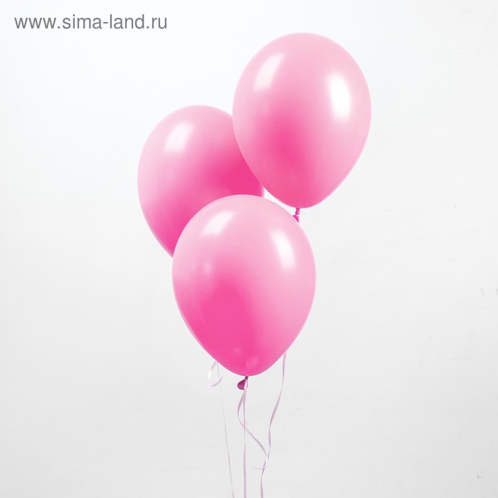 Шар латексный 12", пастель, набор 25 шт., цвет светло-розовый - Фото 1