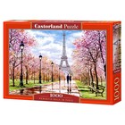 Пазл «Романтическая прогулка по Парижу», 1000 элементов - фото 318217074