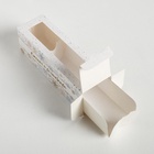 Коробочка для макарун «Снежинки», 18 х 5.5 х 5.5 см - Фото 3