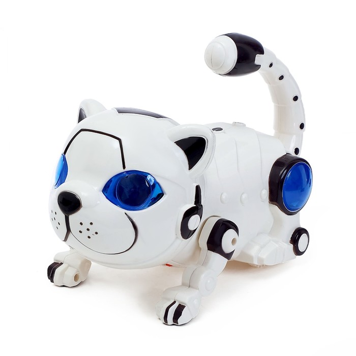 Игрушка-робот «Кошка», работает от батареек, световые и звуковые эффекты, МИКС - фото 1905571829