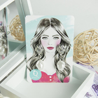 Серьги с жемчугом Girl бусина, цвет белый в серебре 4329185