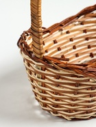 Корзина плетёная для хранения, ротанг, овальная, коричневая, набор 3 шт. - Фото 3