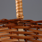 Корзина плетёная для хранения, ротанг, овальная, коричневая, набор 3 шт. - Фото 9