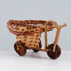 Сувенир «Велосипед», 10×15×7 см, ива - Фото 1
