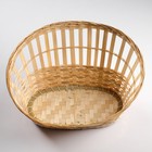 Корзина для подарков, 30×42×11/24, дно 14×30 см, бамбук - Фото 3