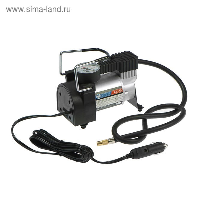 Компрессор автомобильный Nova Bright АК-35, до 35 л/мин, 140 PSI, 12 В, металлический корпус, кейс
