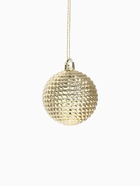 Ёлочные игрушки «Диско МИКС», шары новогодние, d=6 см, набор 6 шт., золотистый - Фото 5