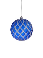 Ёлочные игрушки «Карнавал», шары новогодние, набор 32 шт., голубой/серебристый 4192735