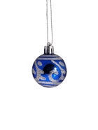 Ёлочные игрушки «Карнавал», шары новогодние, набор 32 шт., голубой/серебристый 4192735