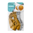 Шар латексный 18", металл, набор 3 шт., цвет золото и серебро - Фото 3