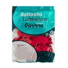 Шар латексный 12", сердце, пастель, набор 25 шт., цвет фуксии - Фото 3