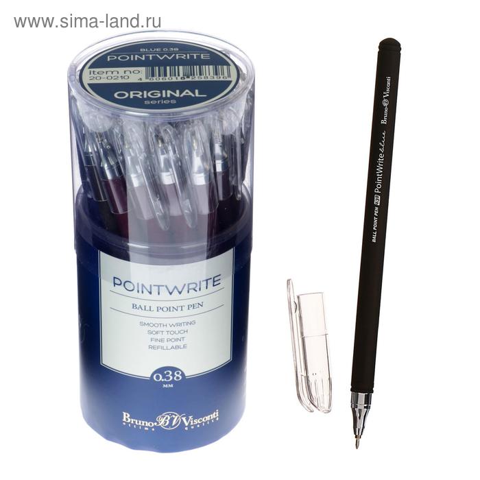 Ручка шариковая PointWrite. Original, узел 0.38 мм, синие чернила, матовый корпус Silk Touch, МИКС - Фото 1