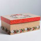 Подарочная коробка «С Новым годом», 28 × 18.5 × 11.5 см - фото 319862710