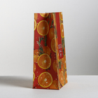 Пакет без ручек «Мандариновое настроение», 10 × 19.5 × 7 см - Фото 2