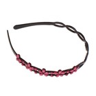 ободок для волос под камень цветочки - Фото 1