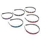 ободок для волос под камень цветочки - Фото 2