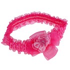 повязка для волос "Кружево" цветок - Фото 1