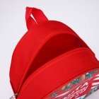 Рюкзак детский «Новогодняя почта», отдел на молнии, цвет красный, на новый год - Фото 6
