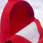 Рюкзак детский новогодний, отдел на молнии, цвет красный - Фото 3