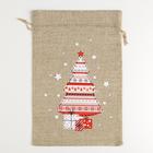 Мешок с термонаклейкой «Подарки», 20 × 30 см +/- 1.5 см - фото 22532554