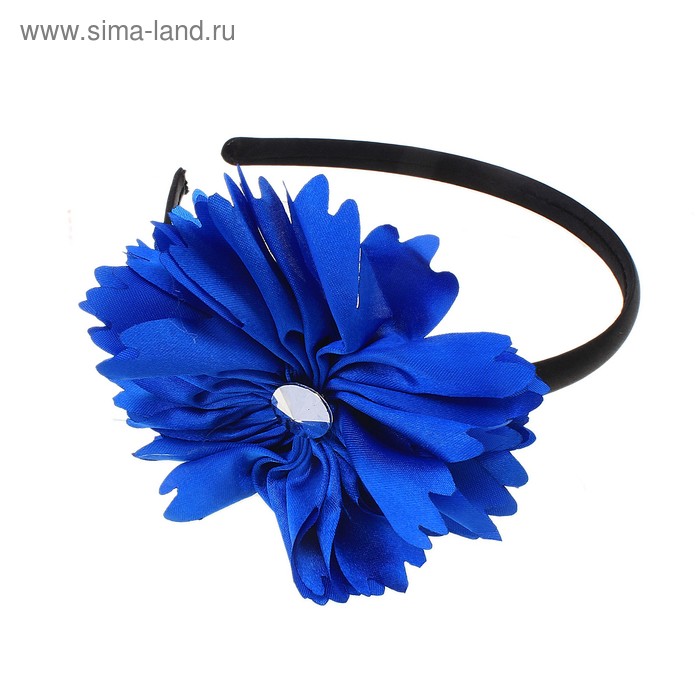 ободок для волос "Хилтон" василек - Фото 1