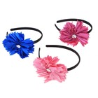 ободок для волос "Хилтон" василек - Фото 2