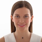 Кулон «Города» Пхукет, капля на леске, цвет чёрный 30см - фото 25630508