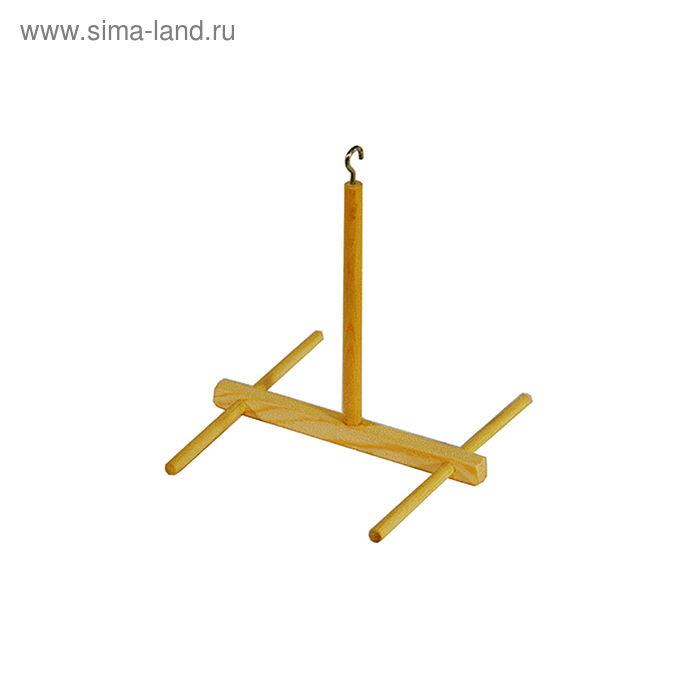 Качели для птиц в клетку деревянные, Н-образные, 15 х 1 х 16 см - Фото 1