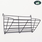 Кормушка для сена, 28×9×10 см, металл, чёрная - Фото 2