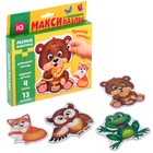 Макси - пазлы с глазками «Лесные животные», 4 пазла, 13 деталей - Фото 1