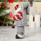 Дед Мороз "В вязаном костюме. с фонарём" 30 см - фото 3838256