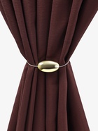 Подхват для штор, 6×3.5 см, цвет золотой - Фото 1