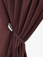 Подхват для штор, 6×3.5 см, цвет серебряный - Фото 2