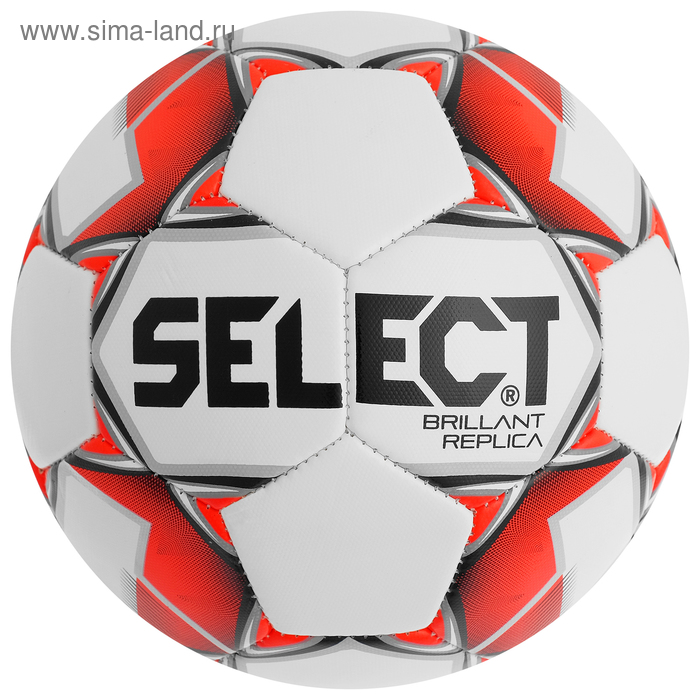 Мяч футбольный SELECT Brillant Replica, размер 5, PVC, машинная сшивка, 32 панели, 811608-003 - Фото 1