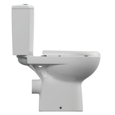 Унитаз компакт Cersanit NATURE NEW CLEAN ON 011, 3/5, с крышкой дюропласт, lifting, easy-off, белый