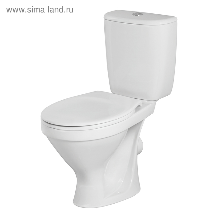 Унитаз компакт Cersanit TRENTO TR=011 3/6 с крышкой термопласт, Lifting, белый