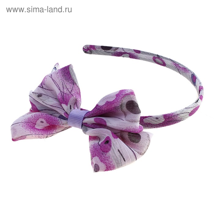 ободок для волос"Бантик Хилтон" круги - Фото 1