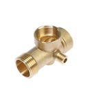 Штуцер пятивыводной TAEN, для монтажа манометра и реле давления, 80 мм 4519375