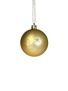 Ёлочные игрушки «Новогоднее веселье», набор 26 шт., с бусами и мишурой, золото 4192767