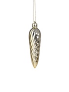 Ёлочные игрушки «Новогоднее веселье», набор 26 шт., с бусами и мишурой, золото 4192767