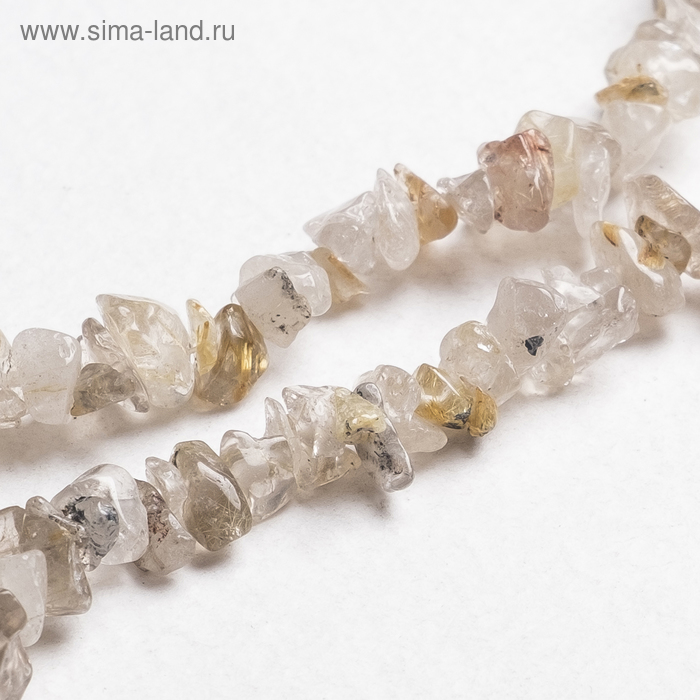 Бусины на нити крошка «Агат бразильский», 85см - Фото 1