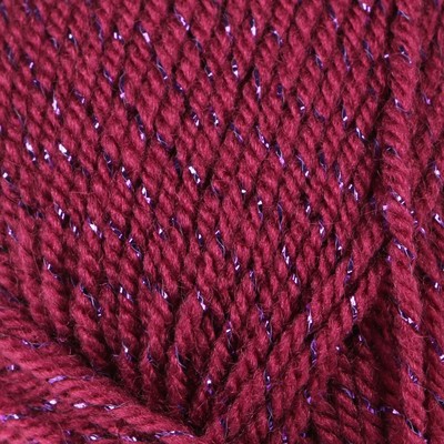 Пряжа для вязания спицами, крючком «Камтекс. Праздничная», 48% кашмилон (ПАН), 48% акрил, 4% метанит, 160 м/50 г(190 фуксия)