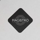 Графин стеклянный с металлической крышкой Magistro «Богема», 1 л, 13×9×21 см, цвет бронзовый - Фото 6