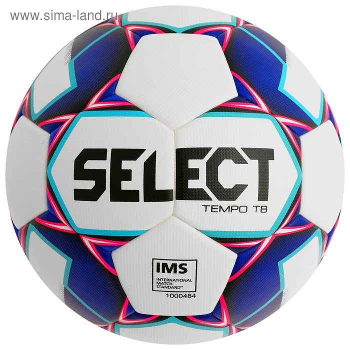 Мяч футбольный SELECT Tempo TB, размер 5, IMS, PU, термосшивка, 32 панели, 2 подслоя, 810416-009 - Фото 1