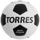 Мяч футбольный TORRES Main Stream, PU, ручная сшивка, 32 панели, р. 5, 434 г - фото 4279312