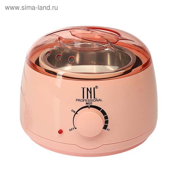 Воскоплав TNL wax 100, баночный 100 Вт, 400 мл, 35-100 ºС, розовый - Фото 1