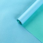 Бумага упаковочная крафт, двусторонняя, светло-голубой+мята, 0.72 х 10 м, 50 г/м² /м2 - Фото 1