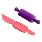 Набор для игры с пластилином «Новогодний лес», 4 бруска пластилина - Фото 5