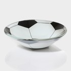 Салатник стеклянный Доляна «Мяч», 200 мл, 12×2,5 см - фото 9466342